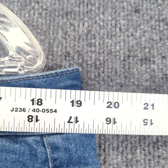 JMS Just My Size Women's Stretch Bootleg Jeans Blue Actual 38x31 5-Pocket - Picture 11 of 13